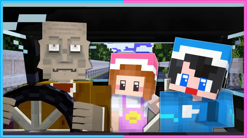 深夜のタクシーに乗ってみた結果🚙【 マイクラ 】 深夜のタクシーに乗ってみた結果🚙【 マイクラ 】