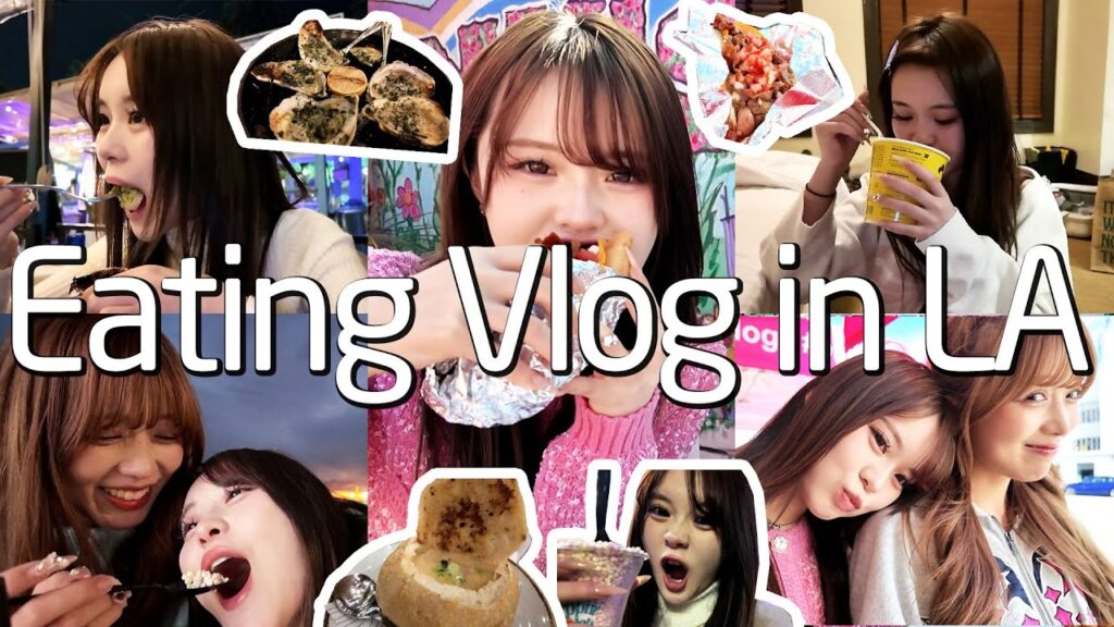 【LA】旅行中の本気のチートDAY食事密着🍽️🩷