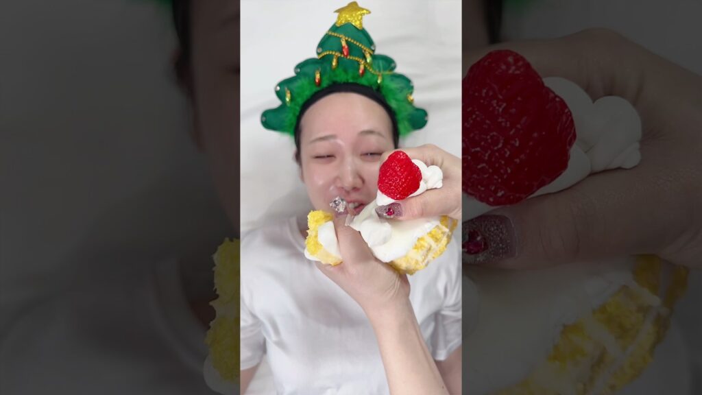 容赦のない友人がクリスマスケーキを作ってくれました🎂