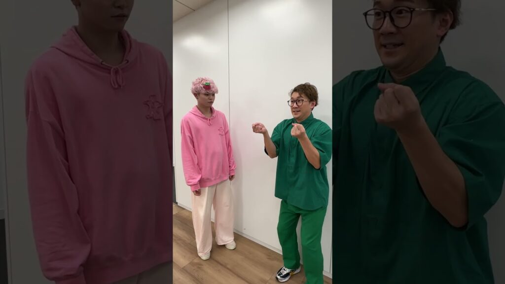 ダンスで伝言ゲームやってみた！　#shorts