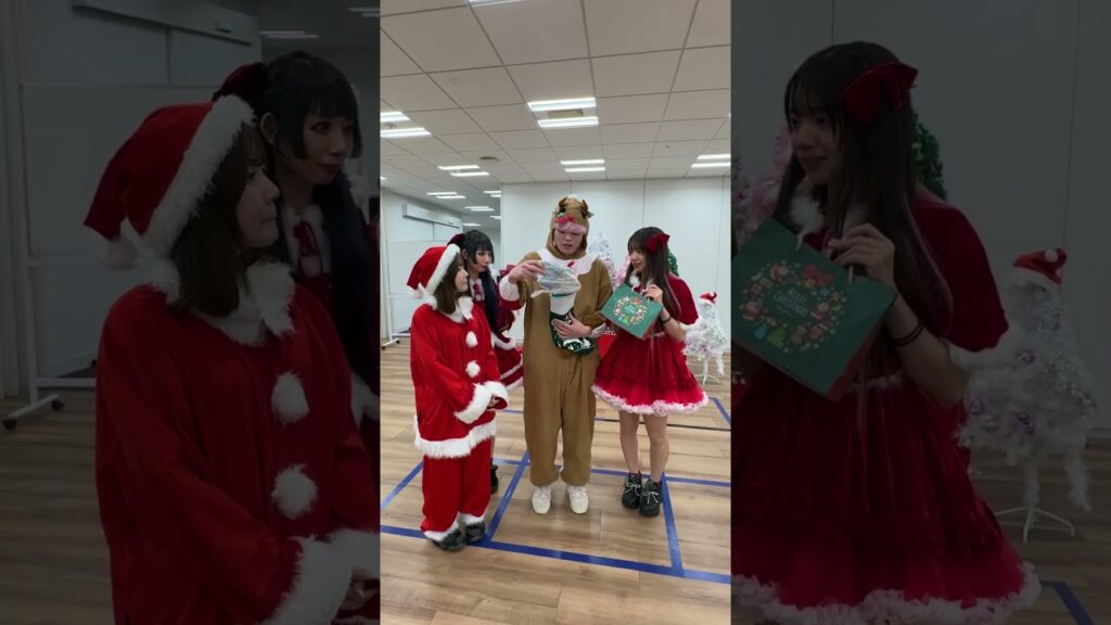 9マスクリスマス鬼ごっこ！　#shorts