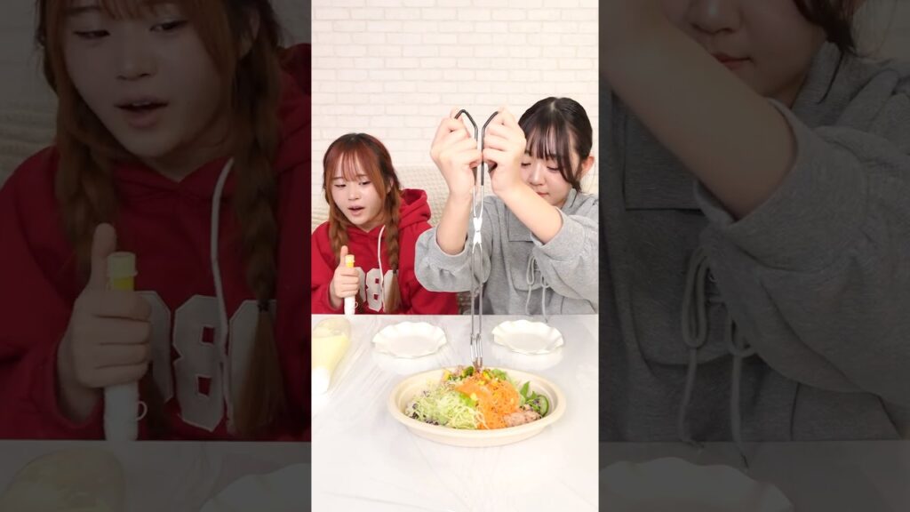 「これ全部いけるわ」自信満々でサラダ掴んだ次の瞬間ww