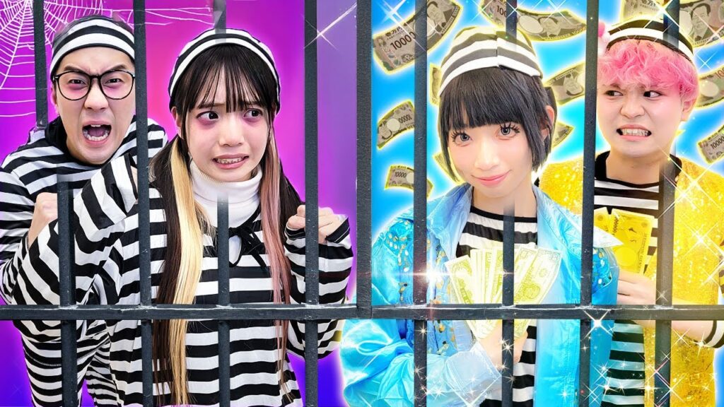 金持ち囚人VS貧乏囚人！？刑務所から脱出できるのはどっち？牢屋24時が面白すぎたwww