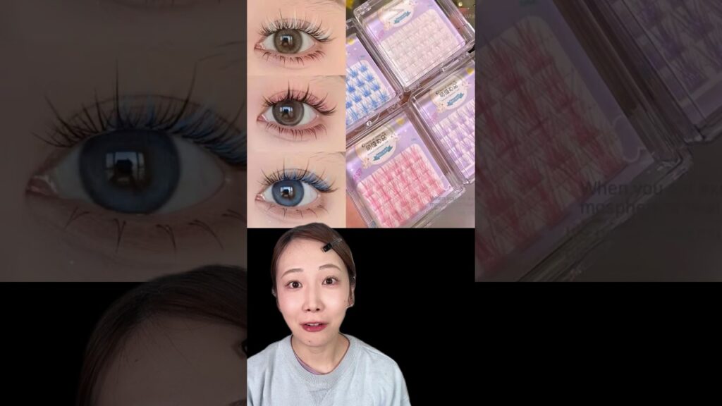 カラフルな部分つけまつ毛が可愛すぎる！！！