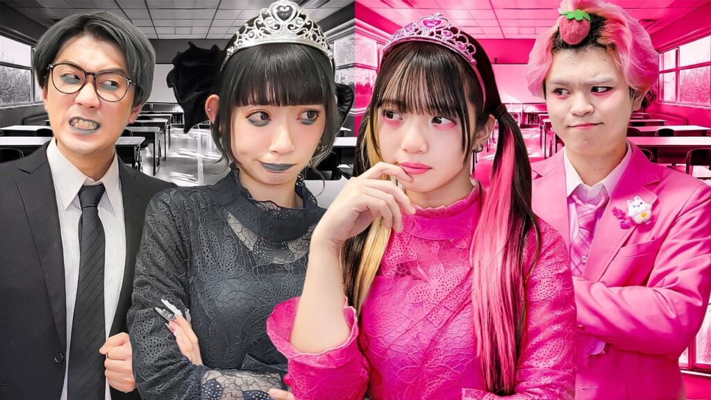 【対決】プリンセスピンクvsブラックデビル でスクールチャレンジやってみた! 【対決】プリンセスピンクvsブラックデビル でスクールチャレンジやってみた!