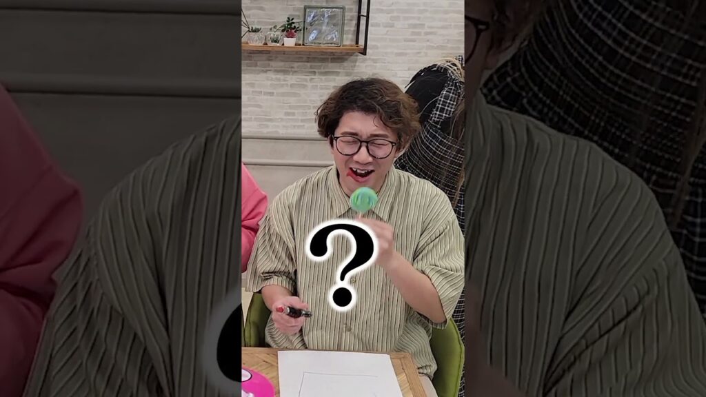 キャンディ食べながら線を書け！　#shorts