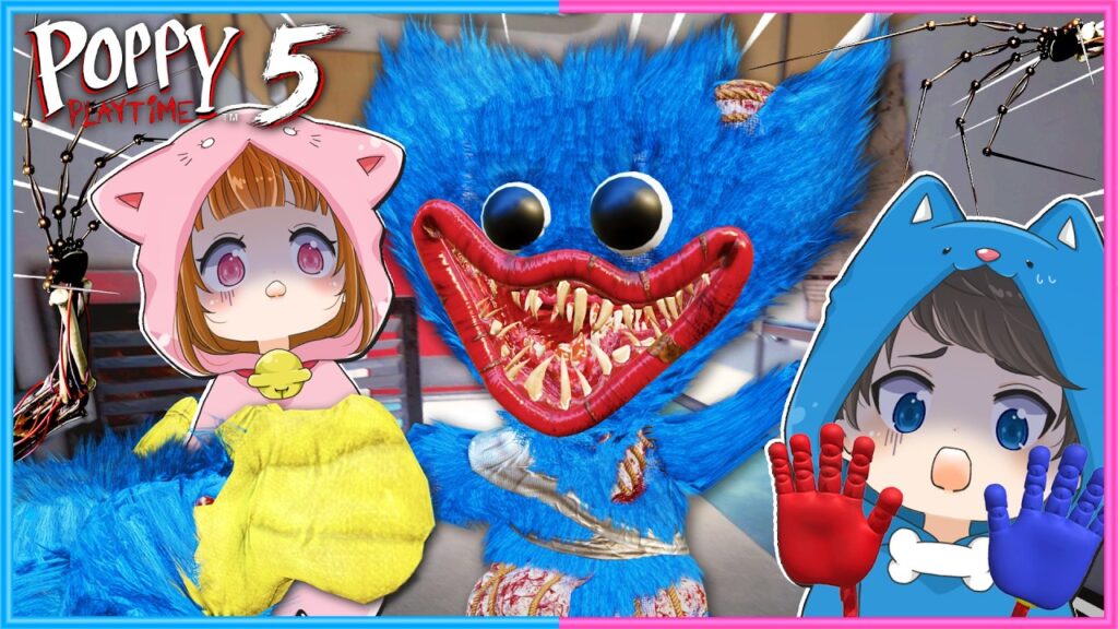 ついに再会。ハギーワギーが復活して襲ってきた!?😥【 Poppy Playtime Chapter 5 】