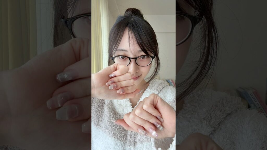 ネイルチェンジ💅🏻🤍 #nailtransition