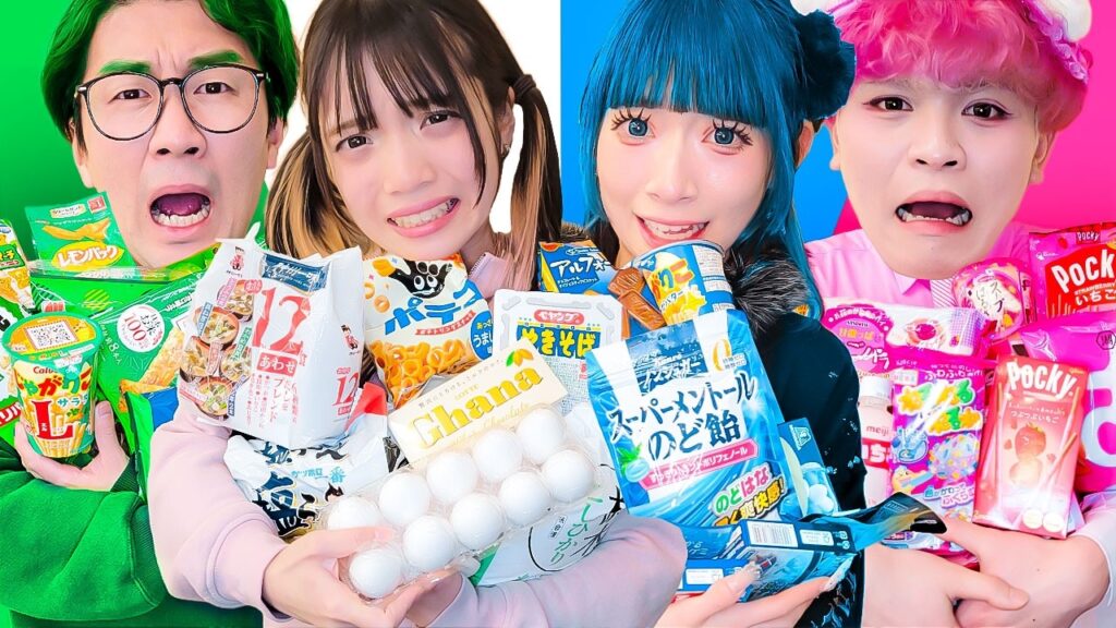 カゴ禁止!?メンバーカラー買い放題やったら大量すぎた!!! カゴ禁止!?メンバーカラー買い放題やったら大量すぎた!!!