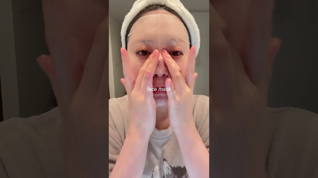 【morning skincare】出産前日の入院の日の朝☀️