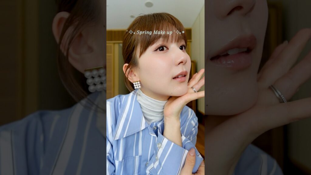 大人の春色メイクレシピ🌸🩷 #shorts