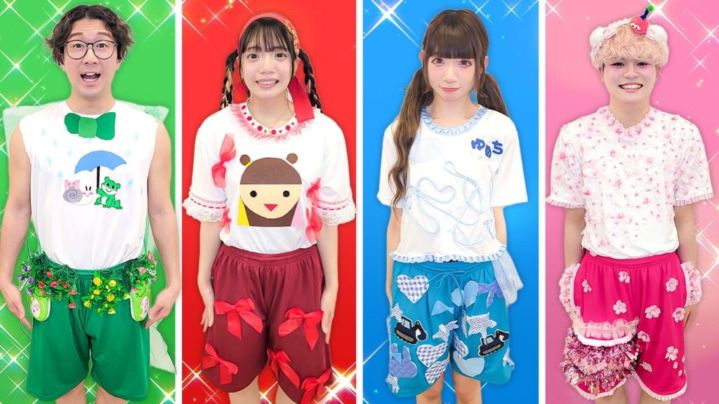 メンバーカラーで運動会！学校の体操服作りしたら可愛いすぎた♡