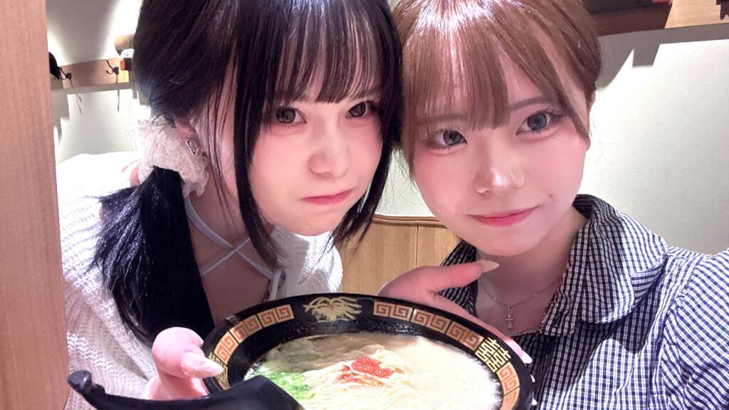 【姉妹】一蘭ですーちゃんと限界食いしたら本音トークが止まらなかった😳