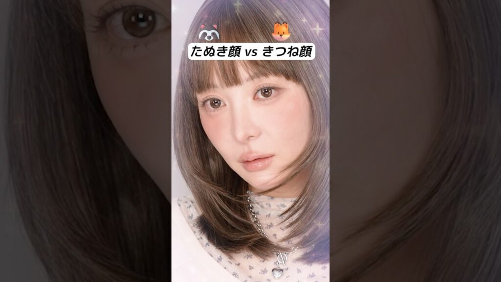 日韓メイク比較！たぬき顔 vs きつね顔、どっちが好み？