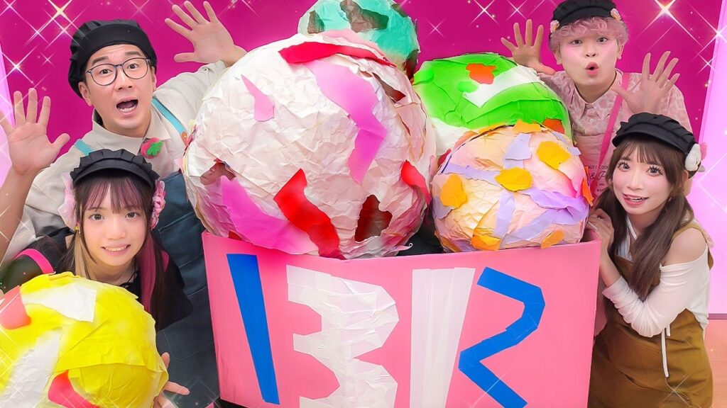 【超巨大】超超よくばりフェス開催！？巨大サーティーワンアイスクリーム作りやってみた！【DIY】
