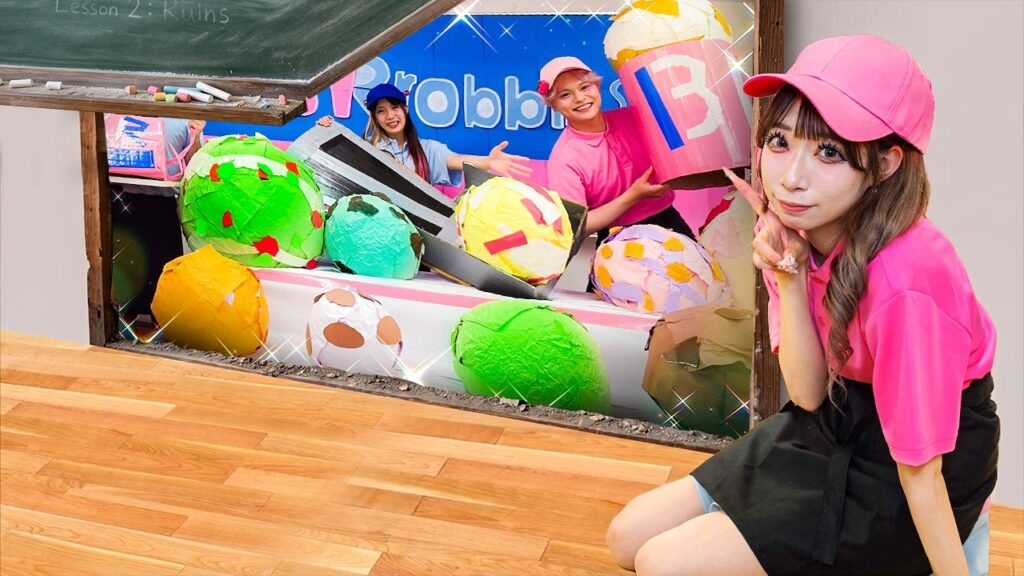【超巨大】黒板の裏にサーティワン!?学校の教室にアイス屋さん作ったら最高すぎた!!! 【超巨大】黒板の裏にサーティワン!?学校の教室にアイス屋さん作ったら最高すぎた!!!