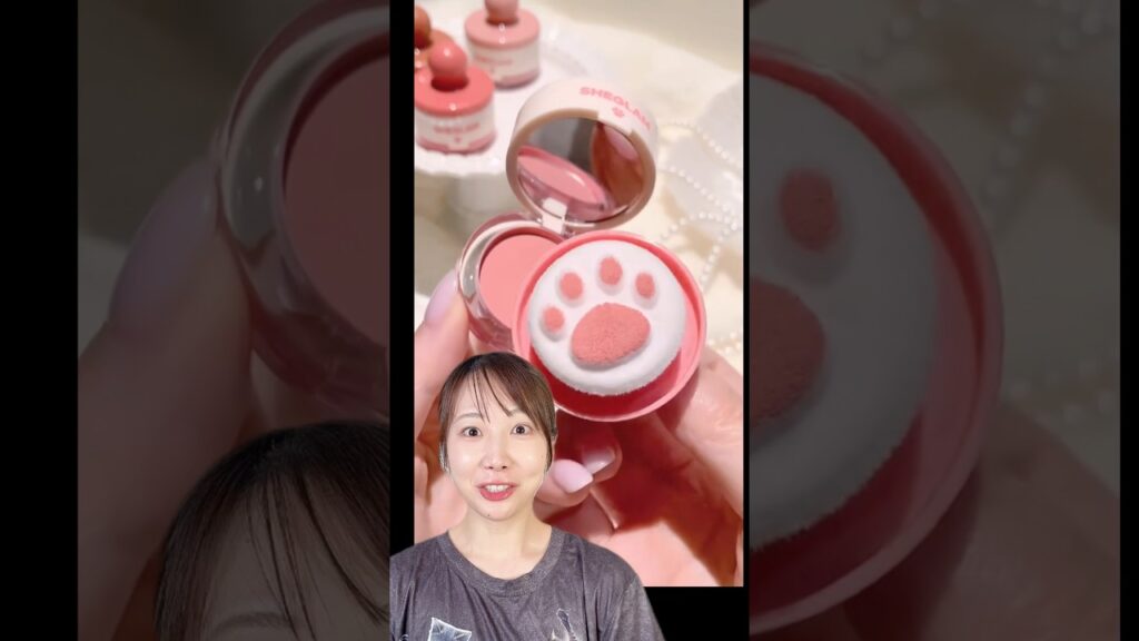 SHEINの猫の肉球チークがバズってるらしい！！