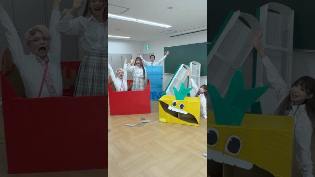 ボンボンTVはどこにいるでしょう？巨大文房具でかくれんぼしてみた！　#shorts