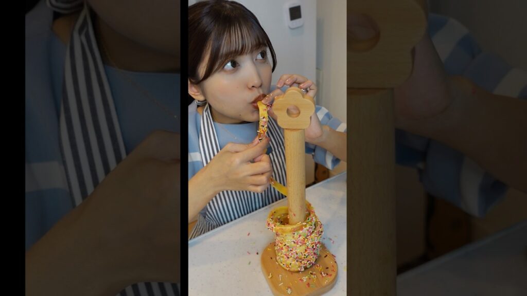 クルクル煙突パン作ってみた🍞#shorts
